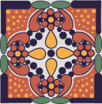 Mexican Tile Pattern - A